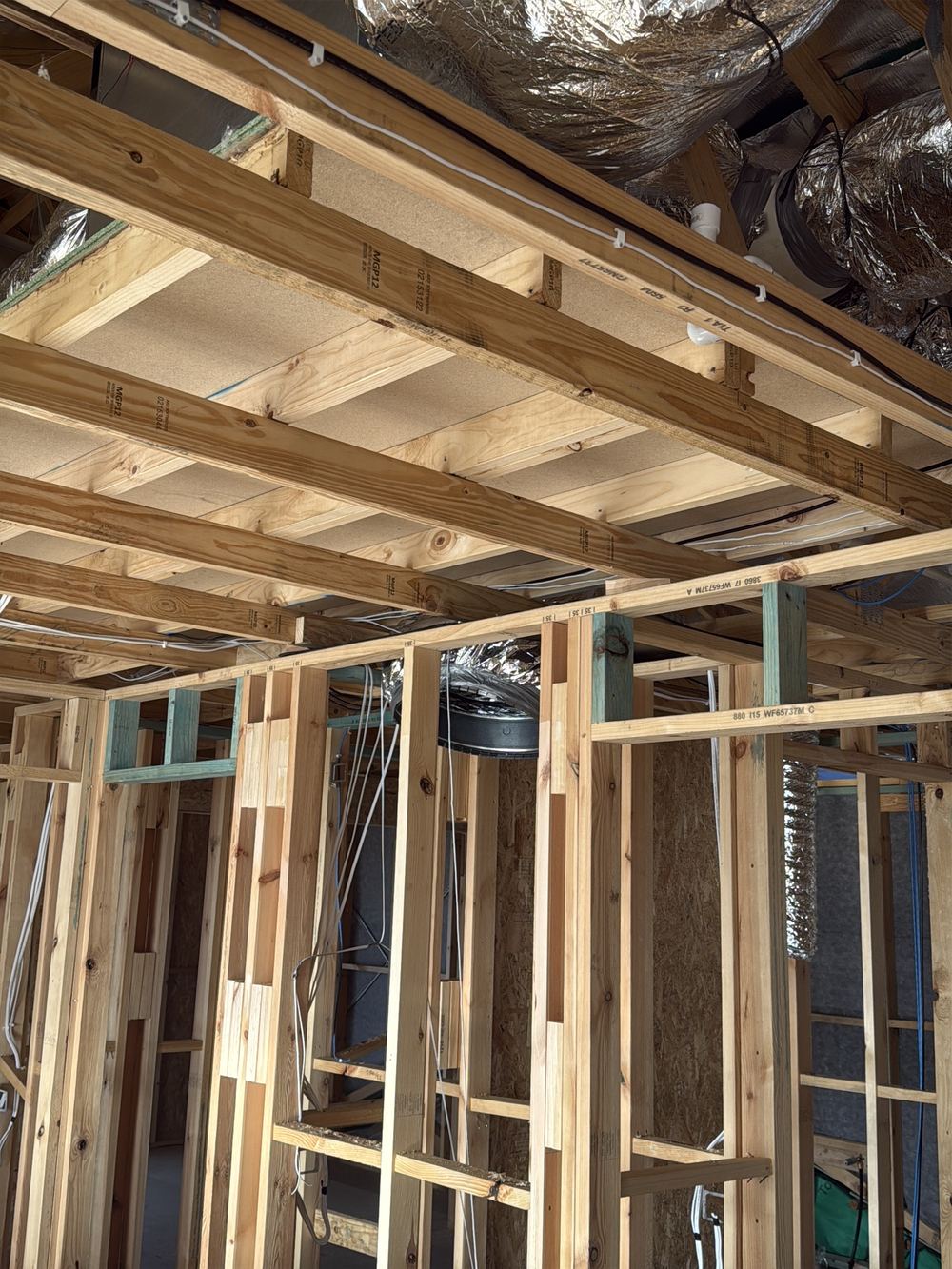 Lock-up (pre-plaster) inspection in Officer